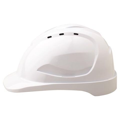 Paramount Pro Choice Safety Gear V9 Hard Hat Vented Pushlock Harness White