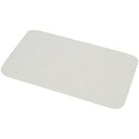 Foil Container Lid 7119 White/Foil Slv 100