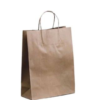 Loop Handle Brown Kraft Bag  350x260x110 Ctn 250
