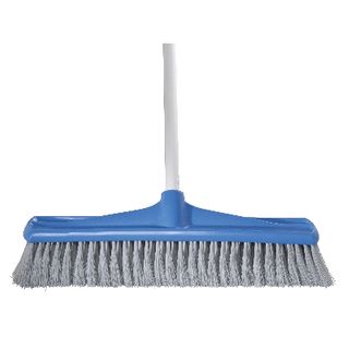 Broom Jumbo Indoor Blue with Handle 450mm  B-12134B