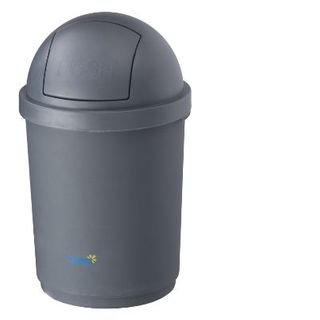 Bin Grey Round Plus Lid 28Lt BB-28DGY