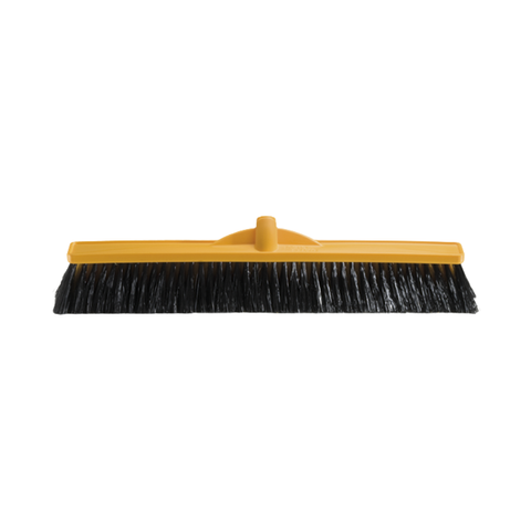 Broom Medium Yellow Stiff 600mm Head Only