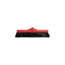 Broom Medium Stiff 450mm Red - Head Only B-12131R