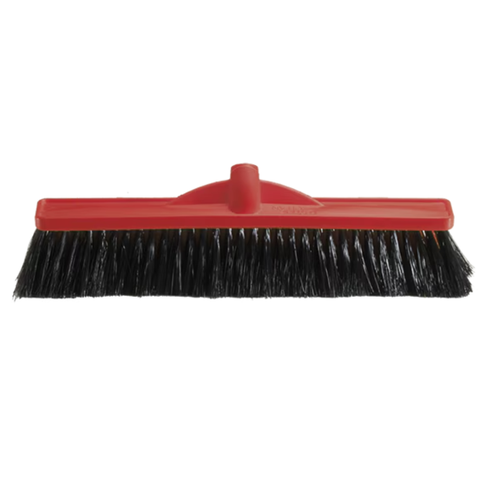Broom Medium Stiff 450mm Red Head Only