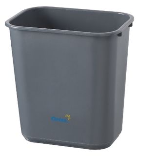 Bin Desk Grey Rectangle No Lid 28Lt  BB-28GY