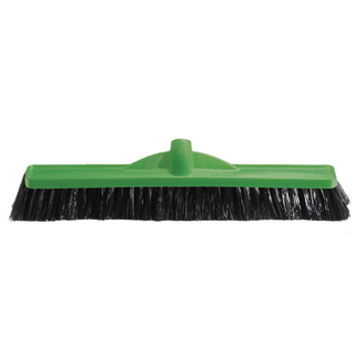 Broom Medium Stiff 450mm Green Head Only