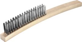 Brush Stainless Steel 3 Row