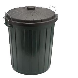 Bin Plastic Green 55Lt 19190 GB-55PLAS