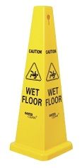 Wet Floor Cone Yellow 1040mm CC-122YW