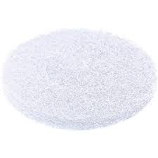 Motor Scrubber White Dry Buffing Pad 20cm BMS-0004