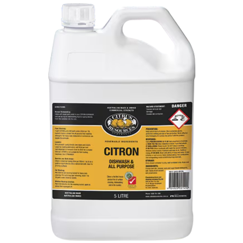 Citron Dishwash Liquid & General Purpose Cleaner 5Lt