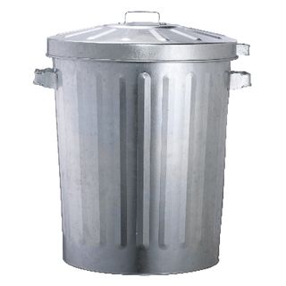 Bin Galvanised 76L with Lid GB-76GAL