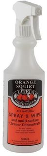 Bottle & Trigger Set Orange Squirt 500ml (empty)