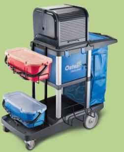 Platinum Janitors Cart Amplified JC-3000ZXE