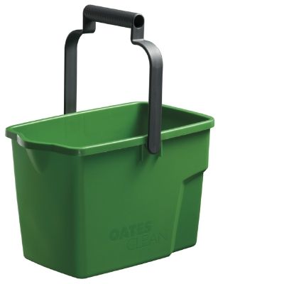 Bucket Rectangle General Purpose Green 9Lt