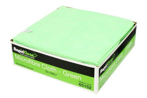 Microfibre Cloth Green RapidClean MF-020G