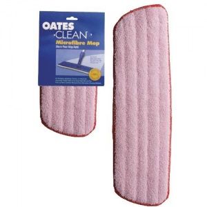 Mop Microfibre Flat Refill Red 400mm