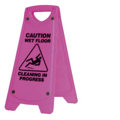 Wet Floor Oates A Frame Sign Pink IW-101P