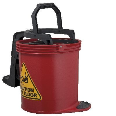 Mop Bucket Plastic 15Lt Red IW-008R