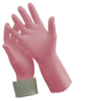 Rubber Glove Silver Lined 9-9.5 Large