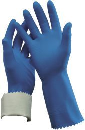 Rubber Glove Flock Lined 9-9.5 Large R-84-9