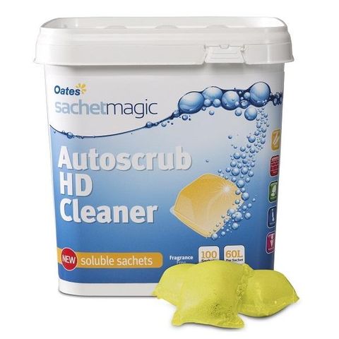 Sachet Magic Autoscrub HD Cleaner 100 sachets/bucket