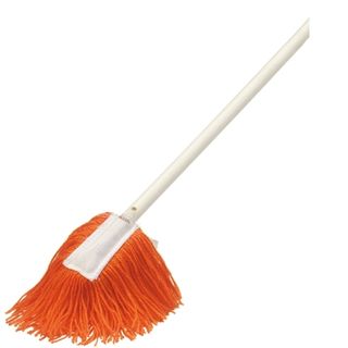 Modacrylic Hand Dust Mop Orange with Handle 900mm SM-265