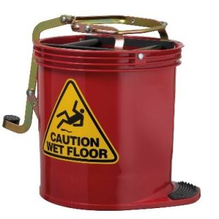 Mop Bucket Roller Red 15Lt Oates Rapid Clean IW-005RR