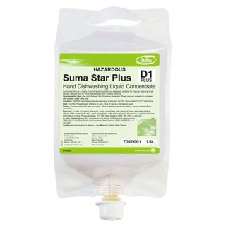 Suma Star Plus D1 Hand Dishwash/General Purpose Detergent 1.5L