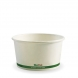 Biopak 12oz Bowl White Green Stripe Ctn 500