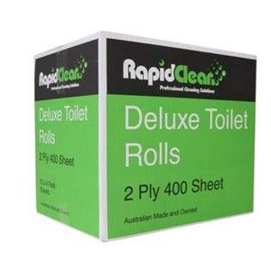 Toilet Roll Rapid Clean 2 Ply 400 Ctn 48