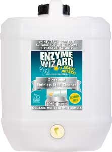 Enzyme Wizard Glass and Stainless Steel Cleaner 10L
