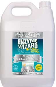 Enzyme Wizard Glass and Stainless Steel Cleaner 5L