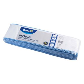 Oates Hypro Single Use Microfibre Mop Pad Blue Pk 25 MF-088B