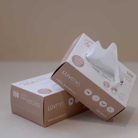 Luvme Bamboo Disposable Liners Ctn 100
