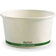 Biopak Paper Bowl 12oz Green Stripe Slv 25
