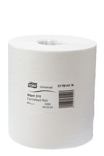 Tork Basic Paper Centrefeed Roll 1 ply Perforated M2 4 Rolls x 280mts