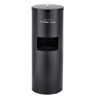 Wow Wipes Matte Black Powder Coated Standing Dispenser