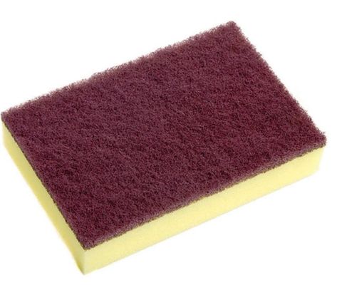 Sabco Scourer Sponge Medium Brown 15x10cm