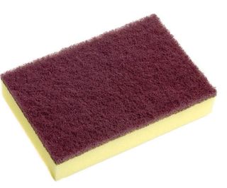 Sabco Scourer Sponge Medium Brown 15x10cm
