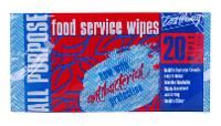 CastAway All Purpose Food Service Wipes Pkt 20