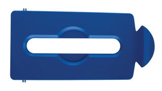 Slim Jim Recycling Station Paper Slot Lid Blue