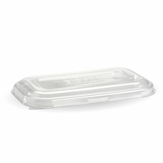 Biopak Takeaway Lid PLA Clear Suit 750 & 1000ml Base Slv 50