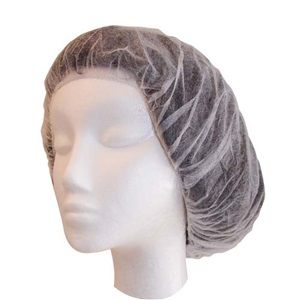 Bouffant Cap/ Hairnets 24" White Crimped Ctn 1000