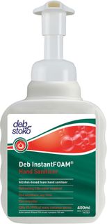 Deb Instant Foam Hand Sanitiser 400ml Pump