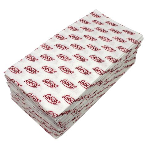 Sabco Biodegradable Disposable Wipes Red Pkt 50