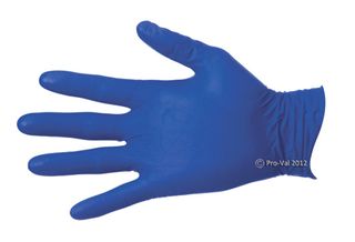 Glove NiteSafe Nitrile Blue Examination P/Free Medium Pkt 100