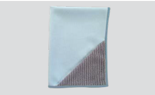 Window Cloth Bella Shiny with Scrub Corner 40x60cm Blue Pkt 10