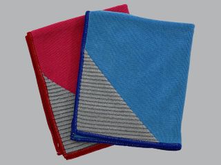 Microfibre Healthcare Cloths with Scrub Corner Pkt 10