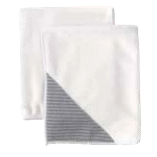 Interclean Microfibre Healthcare Cloths with Scrub Corner Pkt 10